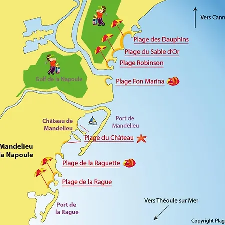 Apartamento 3425774 - Riou De L'argentiere Vii Mandelieu
